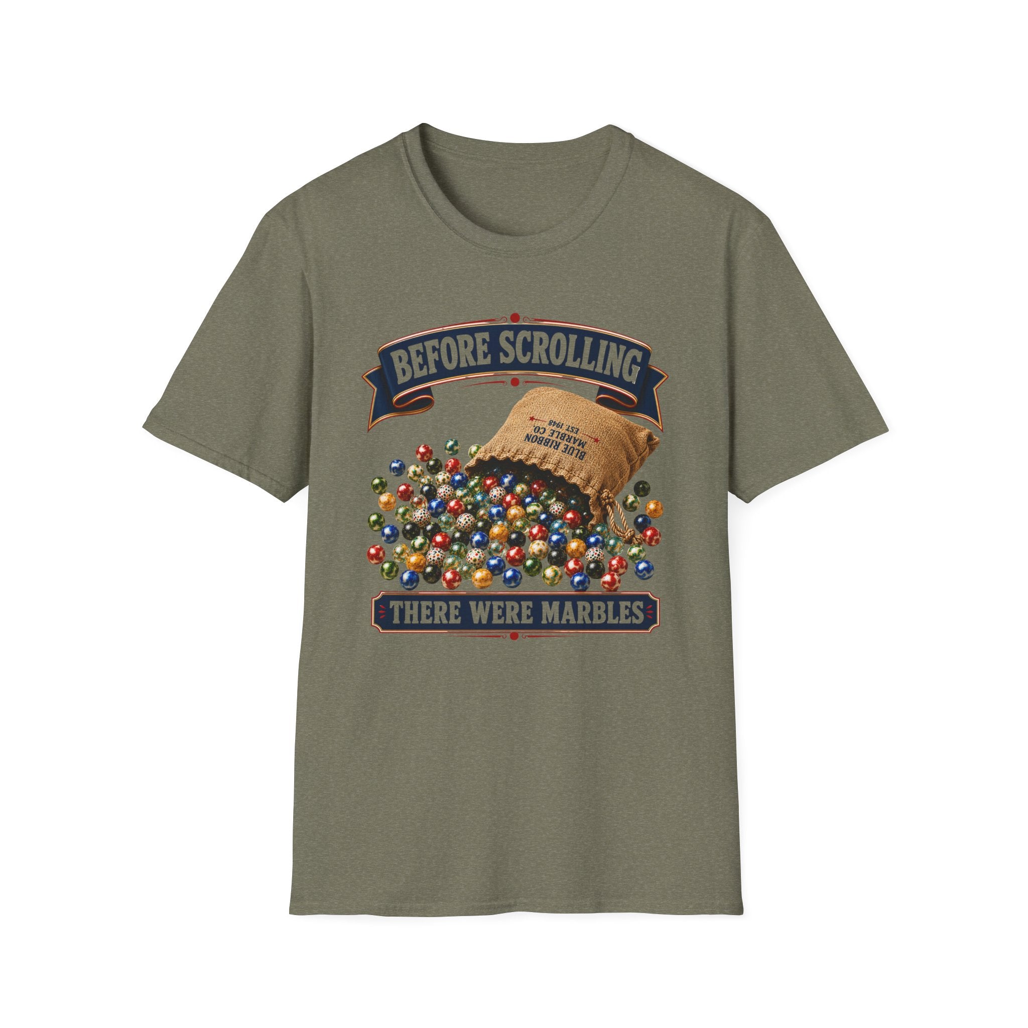 Before Scrolling There Were Marbles -T-Shirt