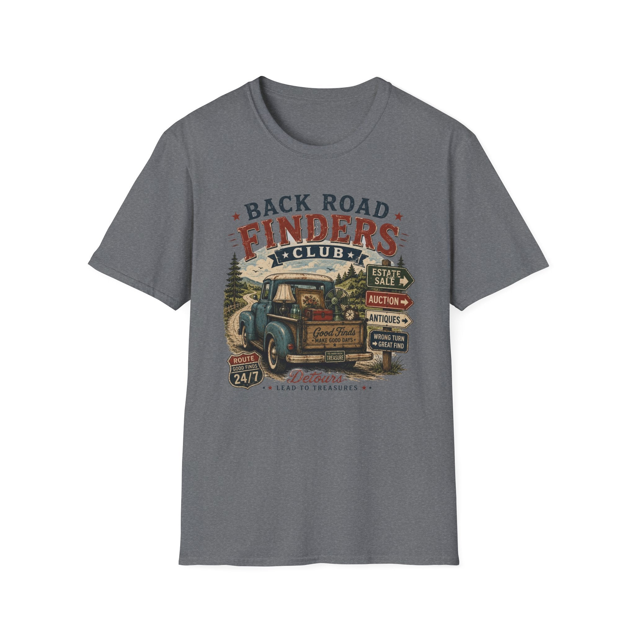 Back Road Finders Club-T-Shirt