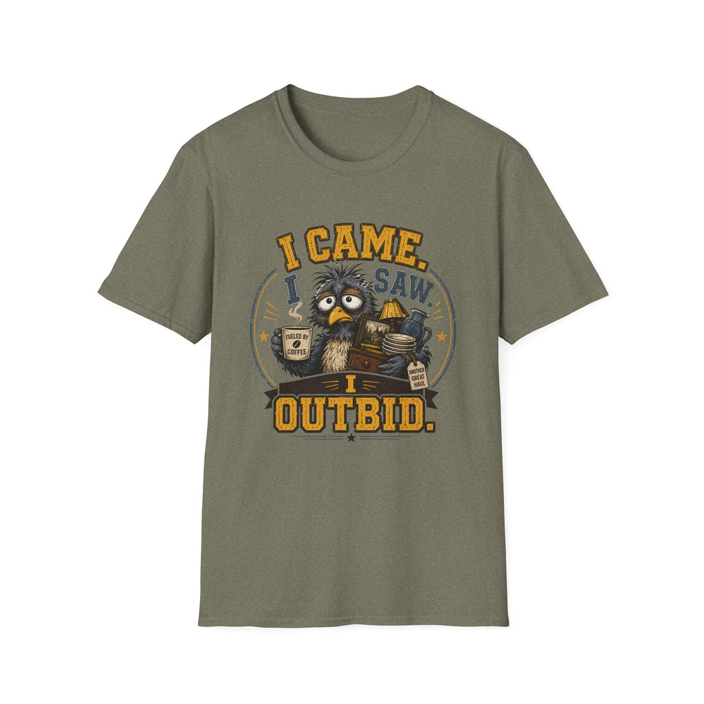 I Came I Saw I Outbid-T-Shirt