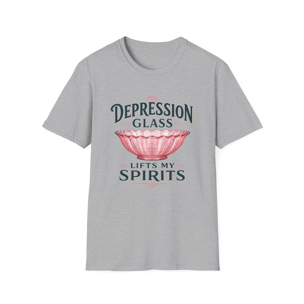 Depression Glass Lifts My Spirits-T-Shirt