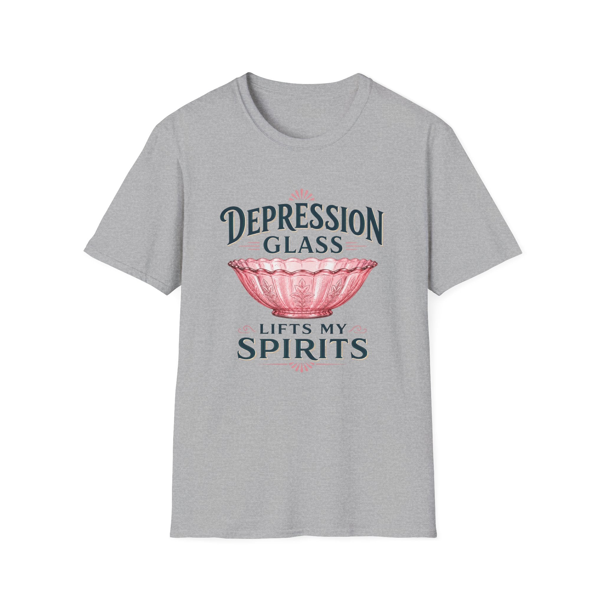 Depression Glass Lifts My Spirits-T-Shirt