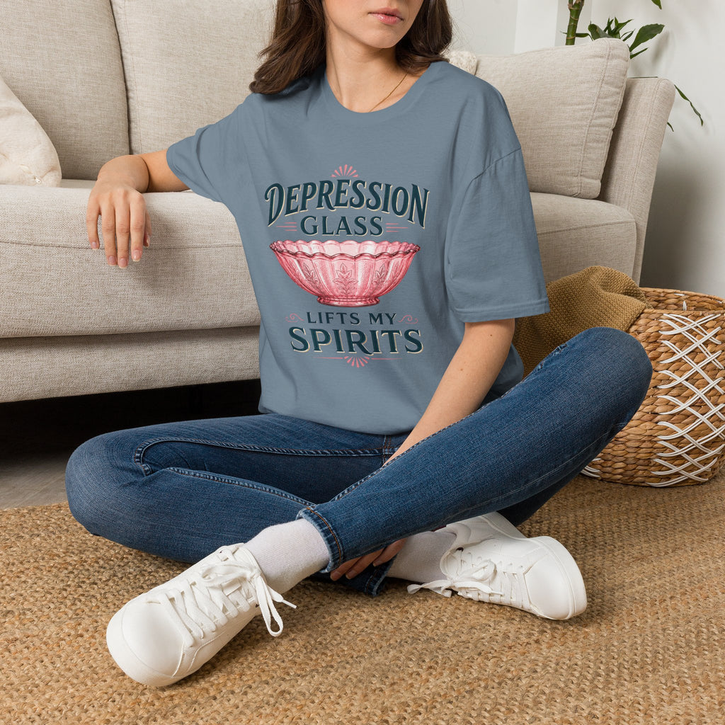 Depression Glass Lifts My Spirits-T-Shirt