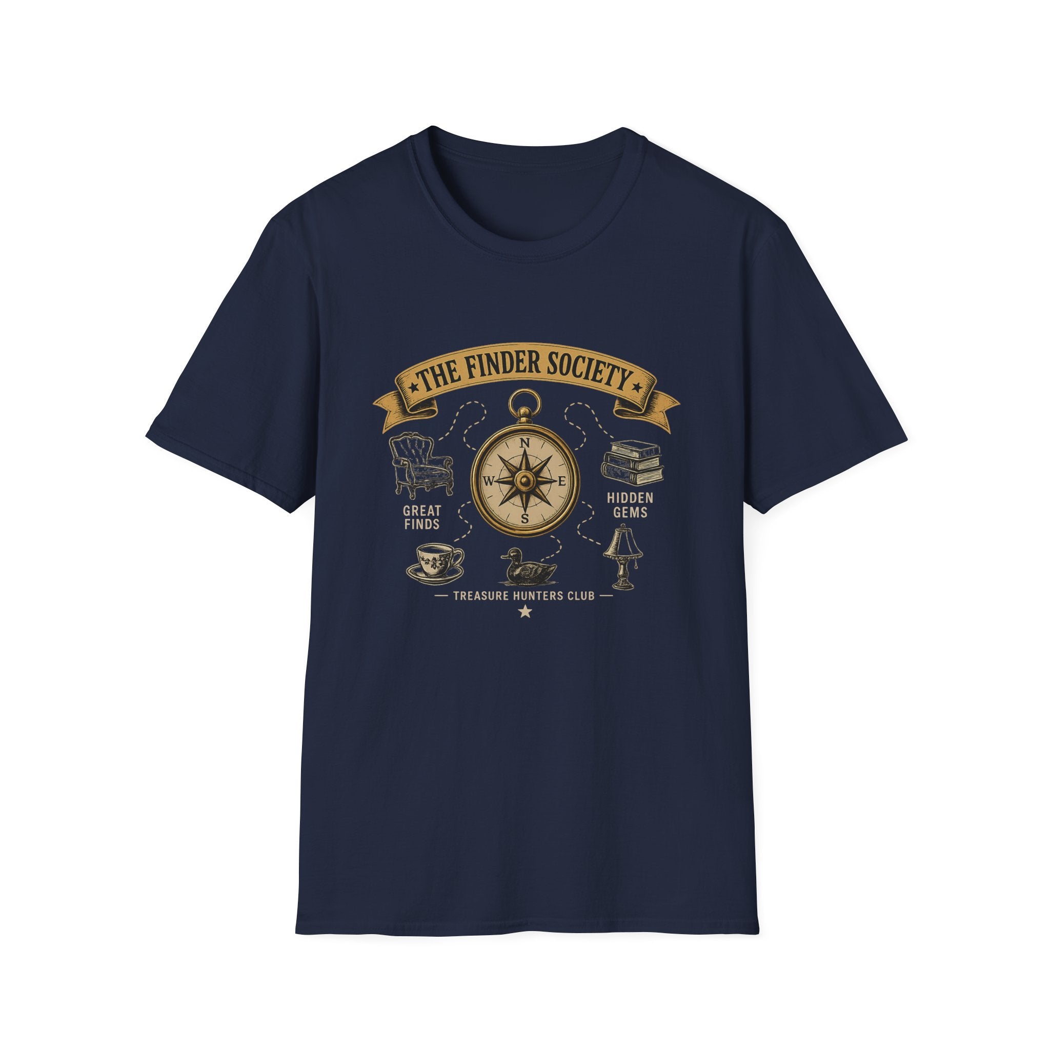 The Finder Society Treasure Hunters Club-T-Shirt