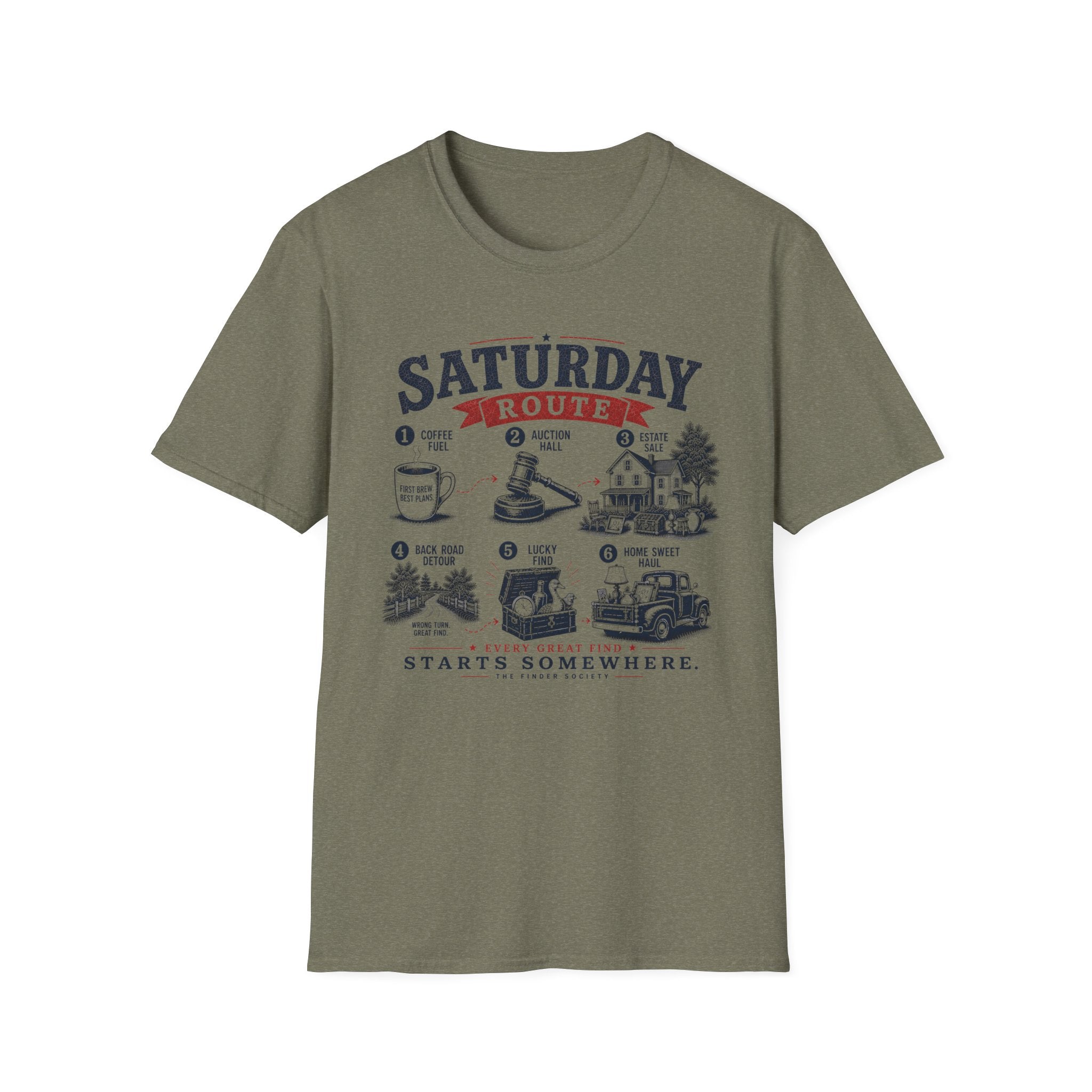Saturday Route-T-Shirt