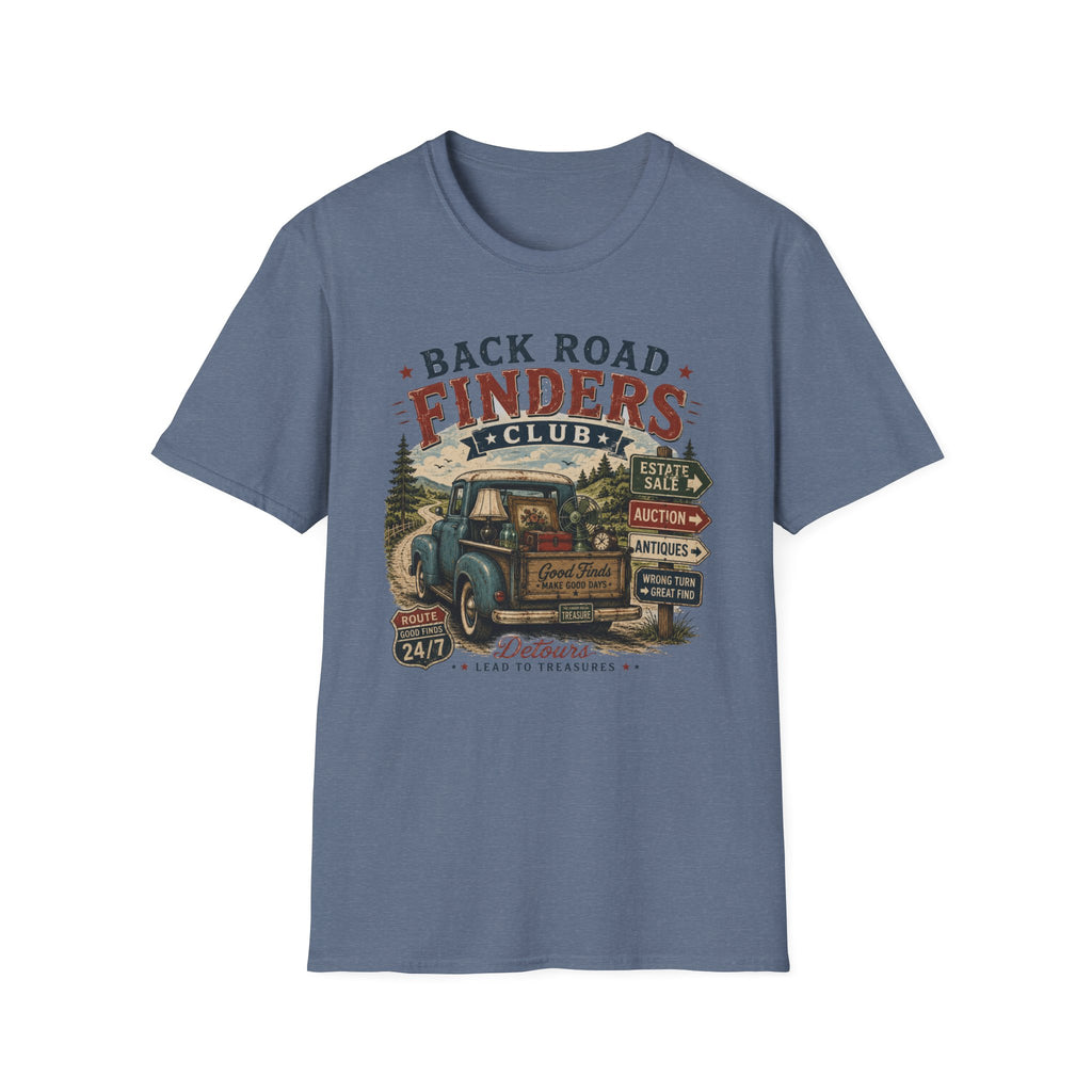 Back Road Finders Club-T-Shirt