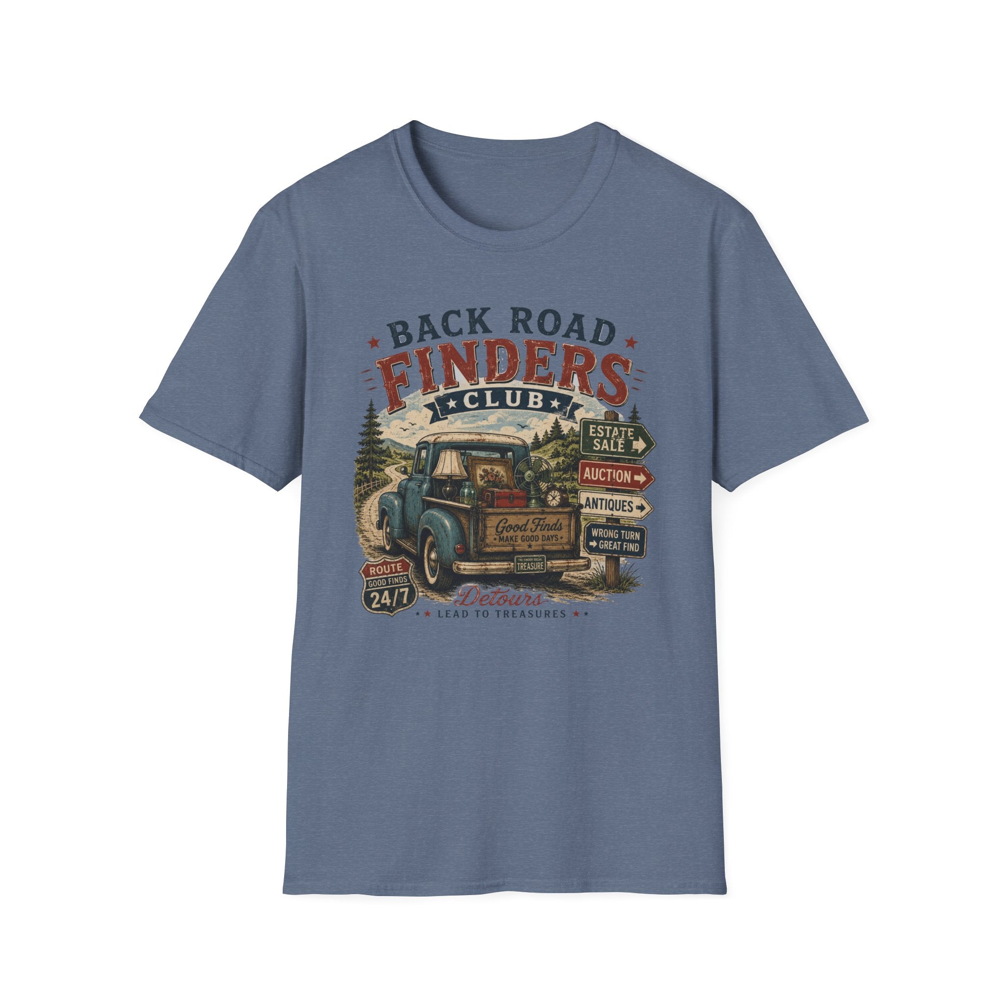 Back Road Finders Club-T-Shirt