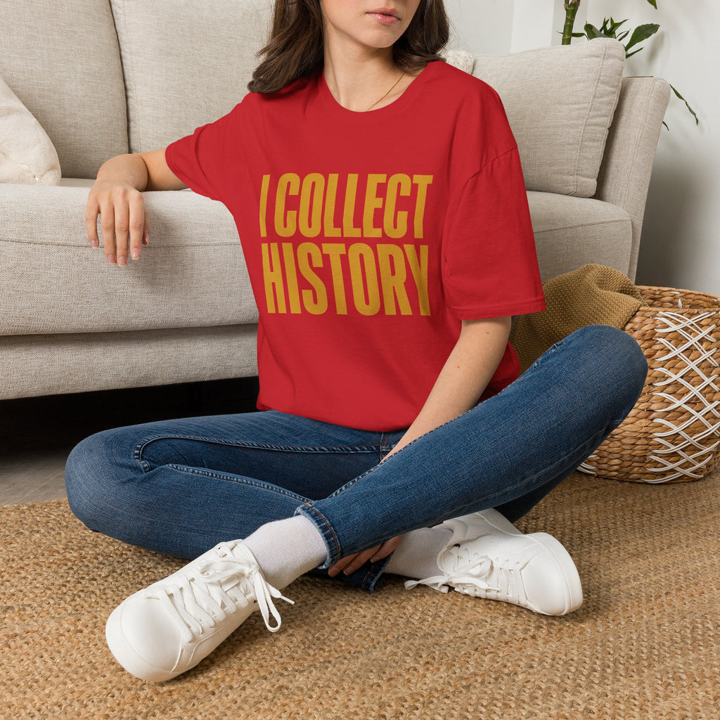 I Collect History-Typo-T-Shirt
