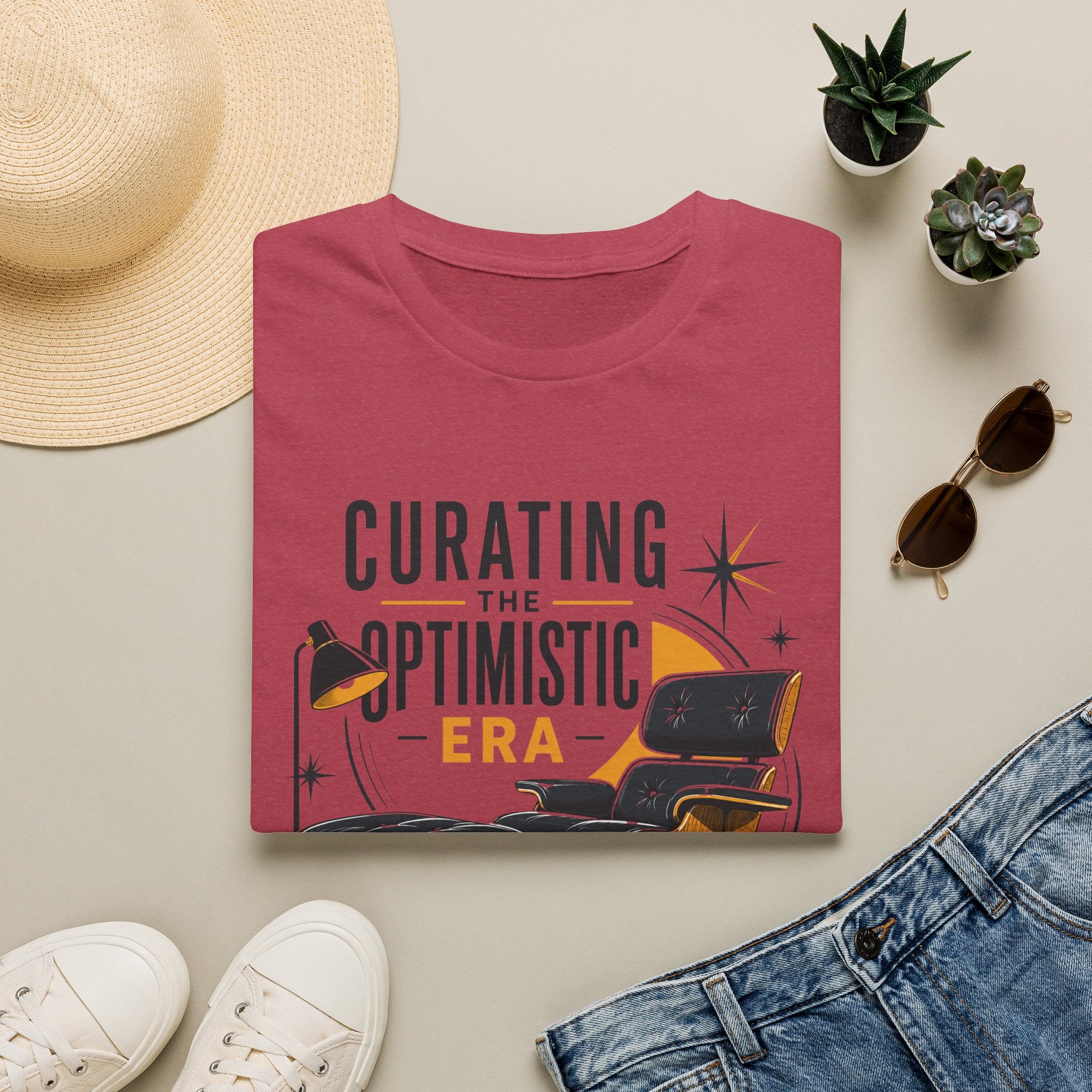 Curating The Optimistic Era-T-Shirt