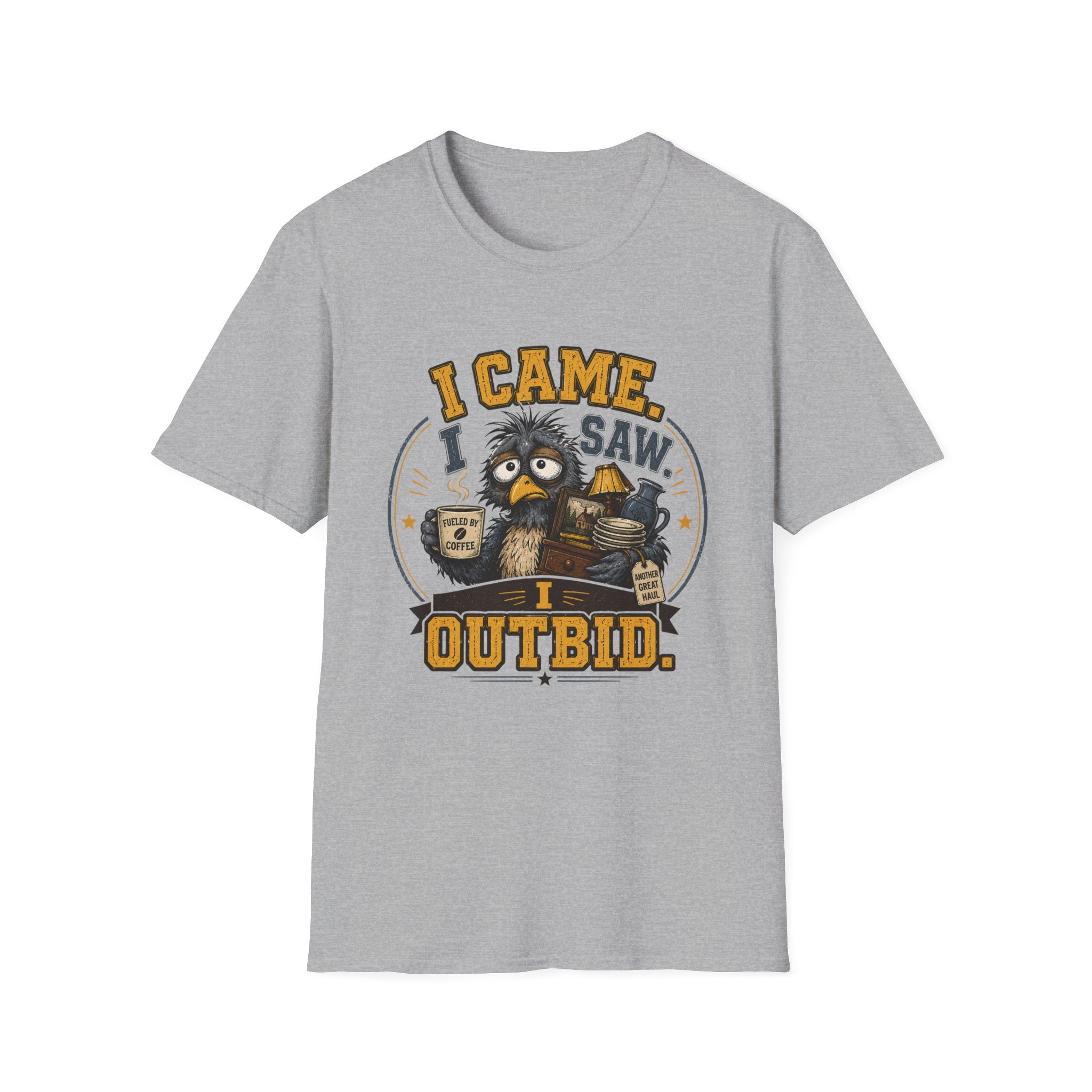 I Came I Saw I Outbid-T-Shirt