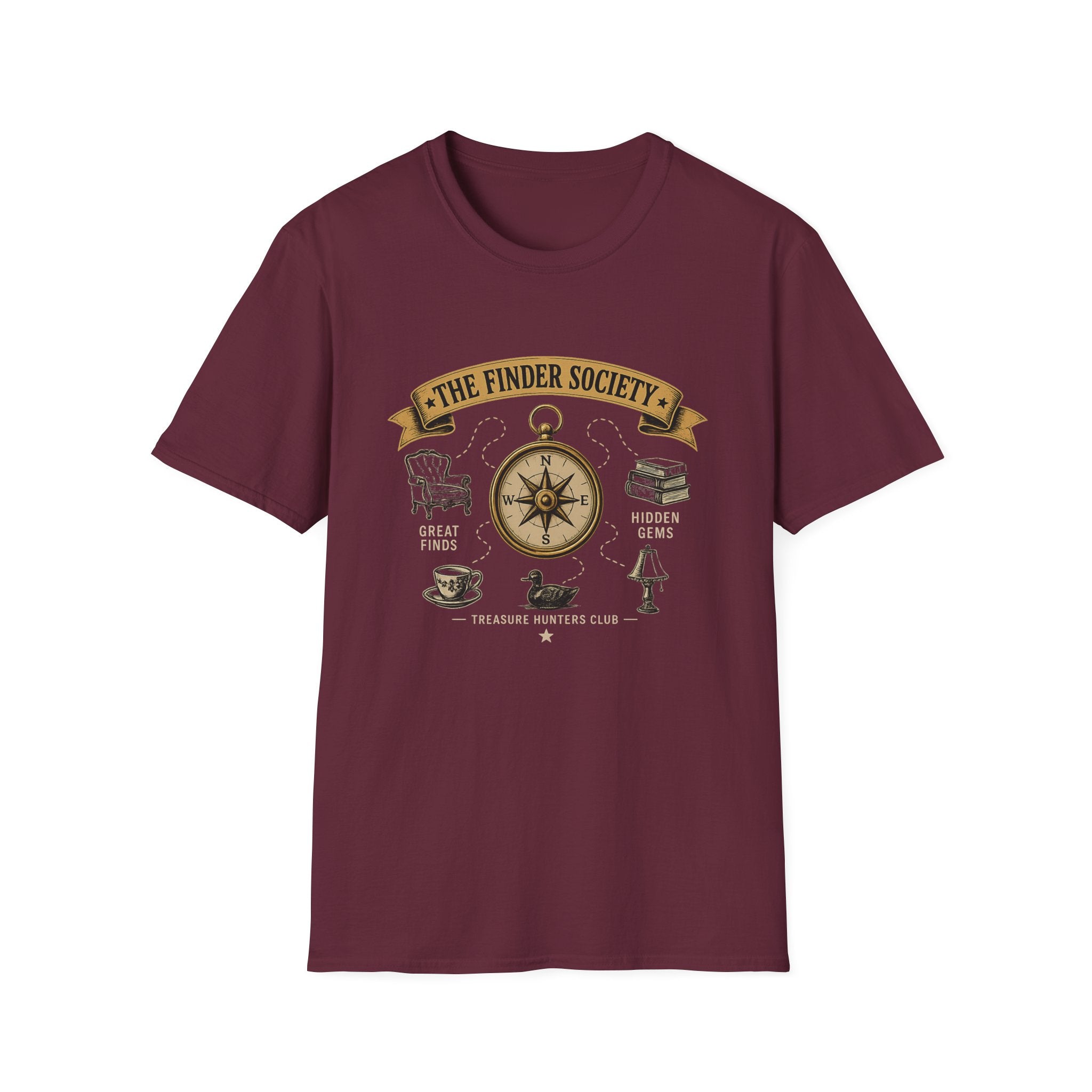 The Finder Society Treasure Hunters Club-T-Shirt