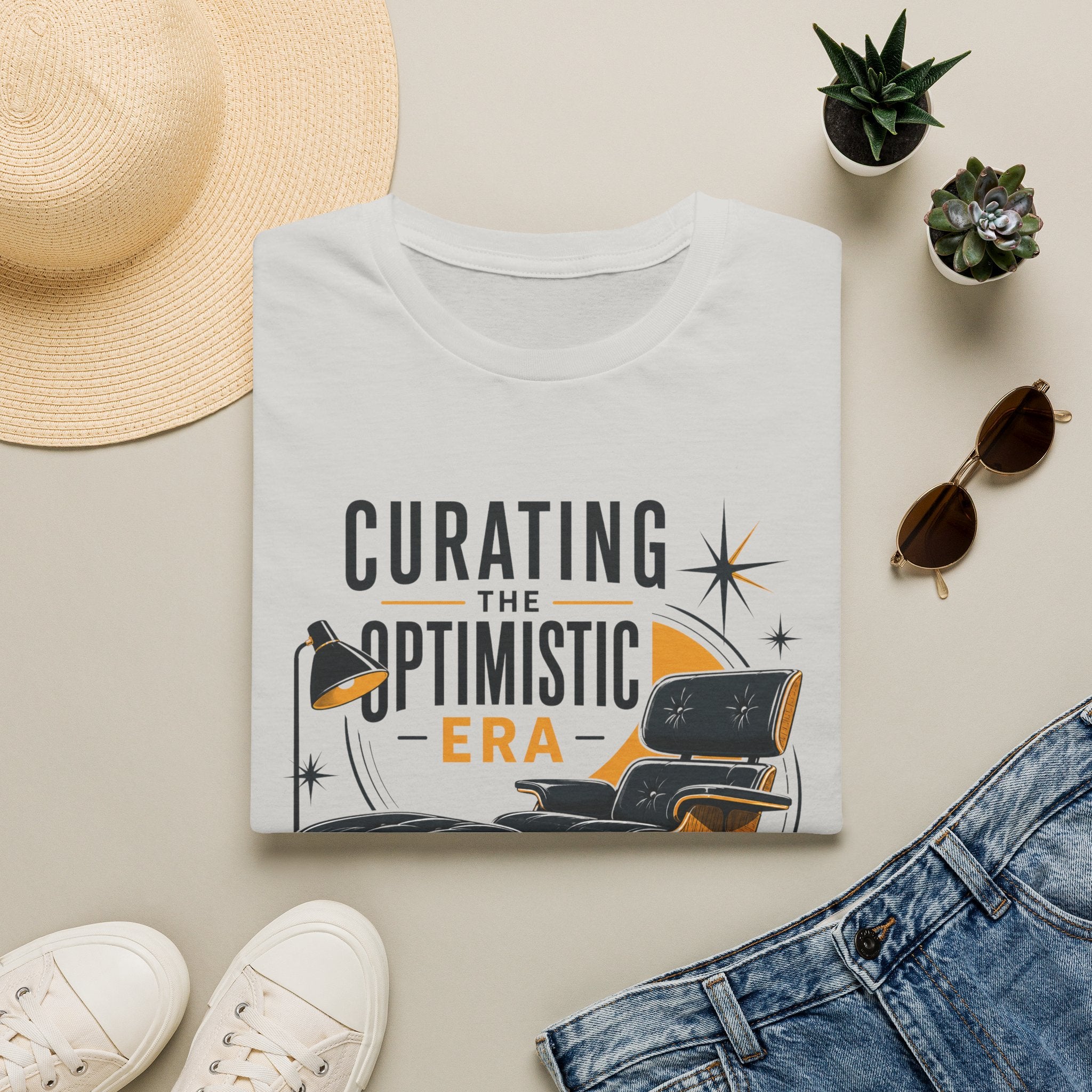 Curating The Optimistic Era-T-Shirt