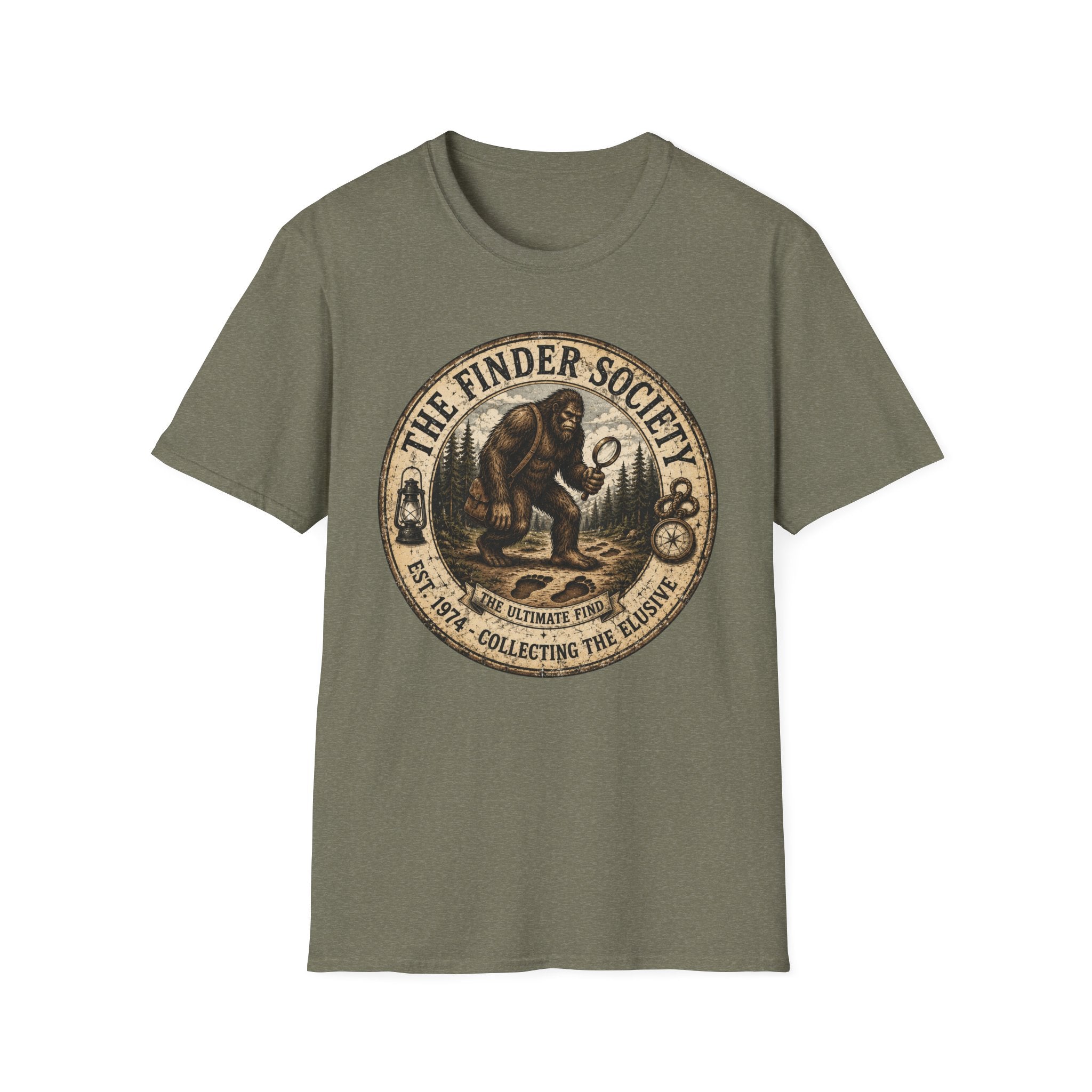 The Finder Society:Bigfoot Badge-T-Shirt