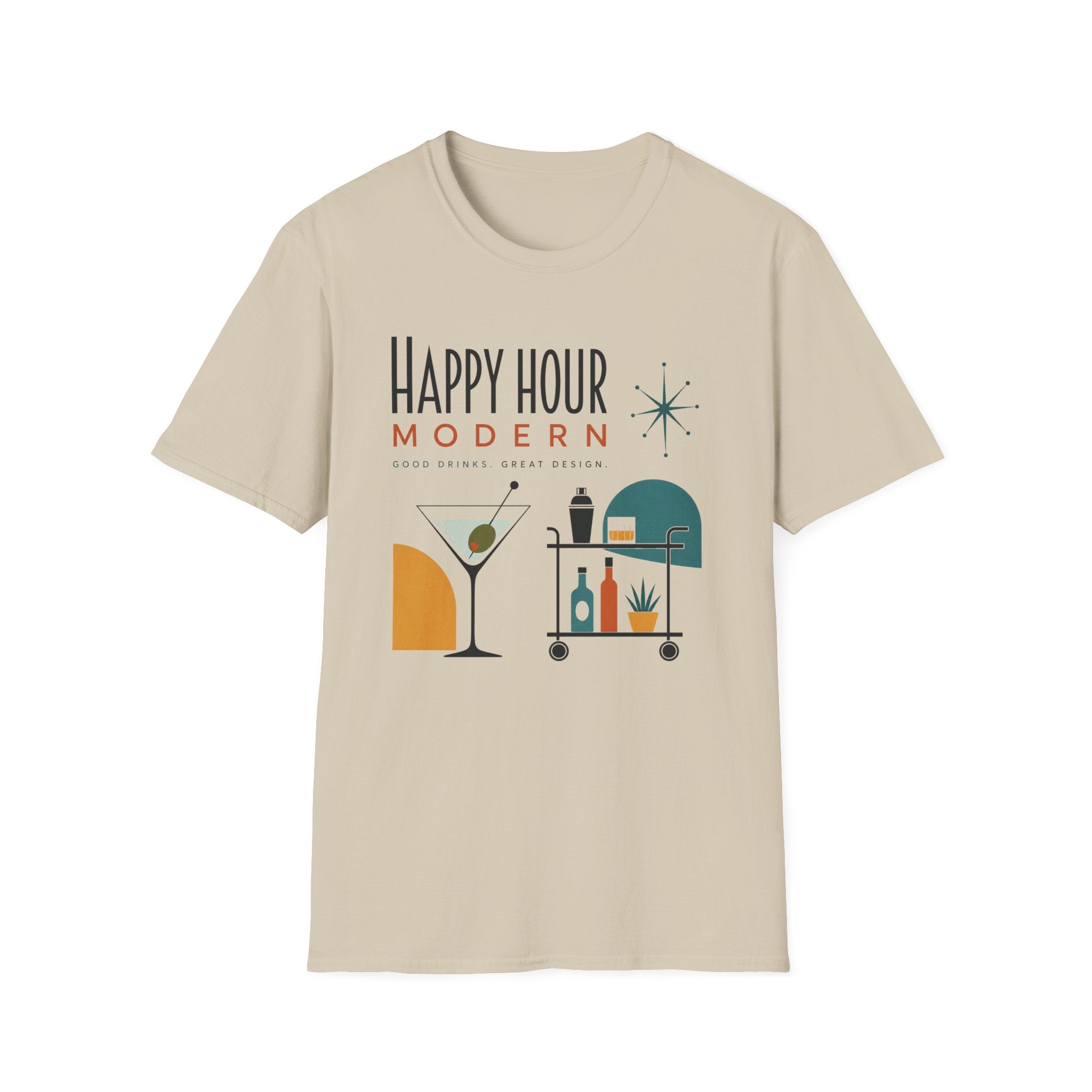 Happy Hour Modern-T-Shirt