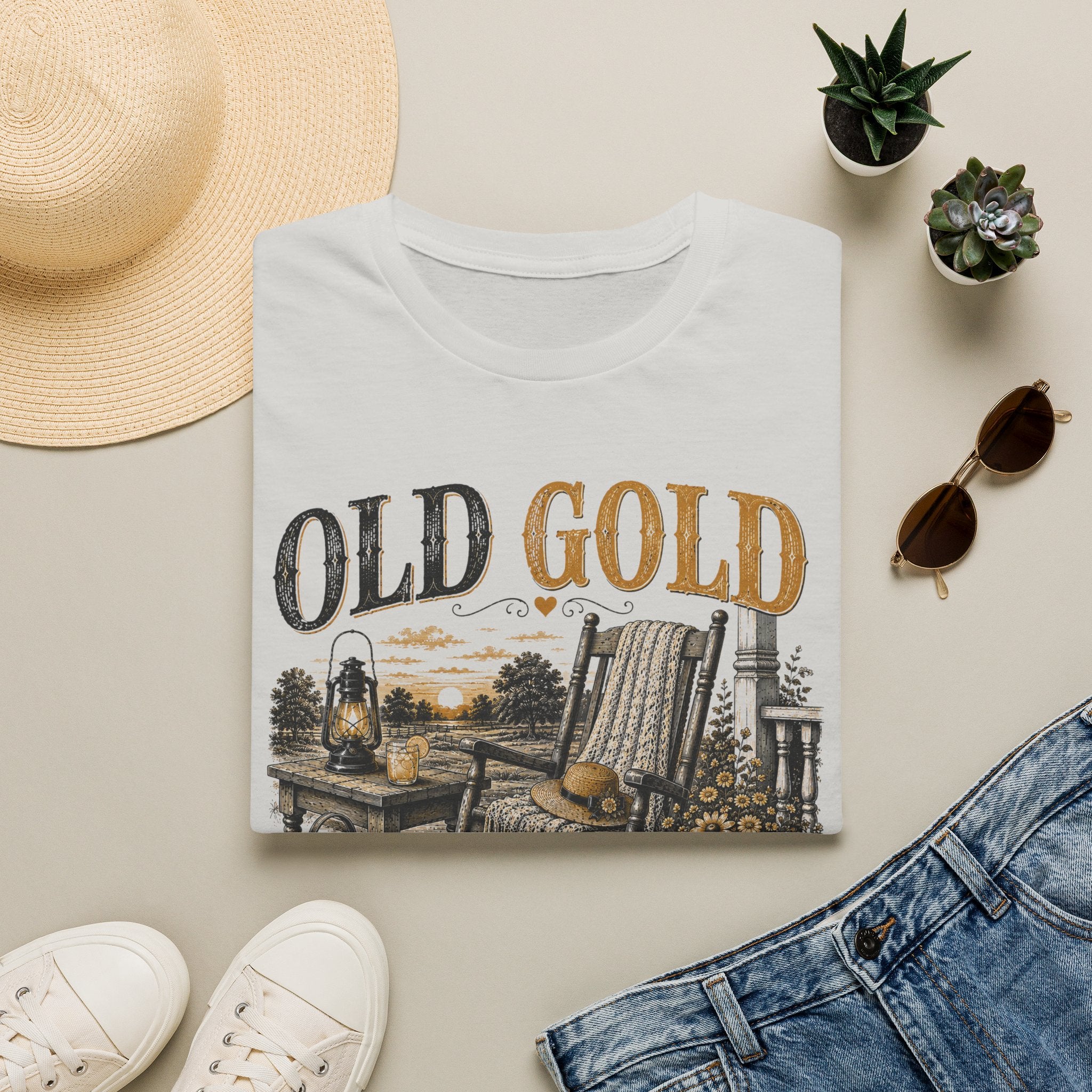 Old Gold Never Tarnishes-T-Shirt