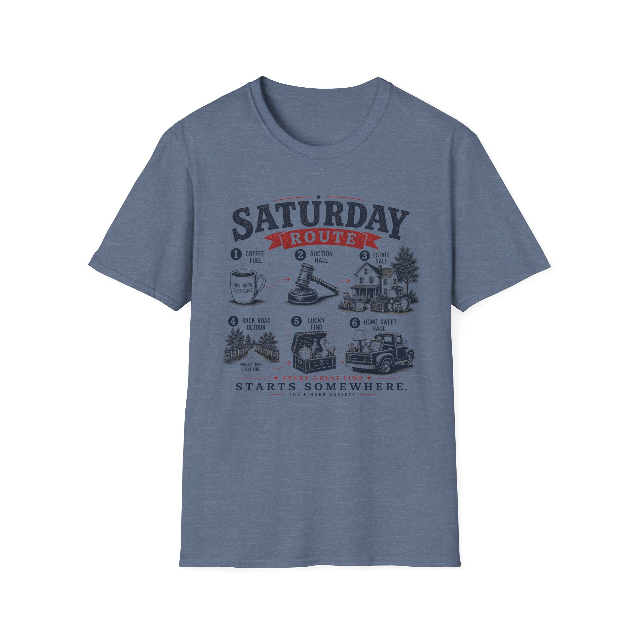 Saturday Route-T-Shirt