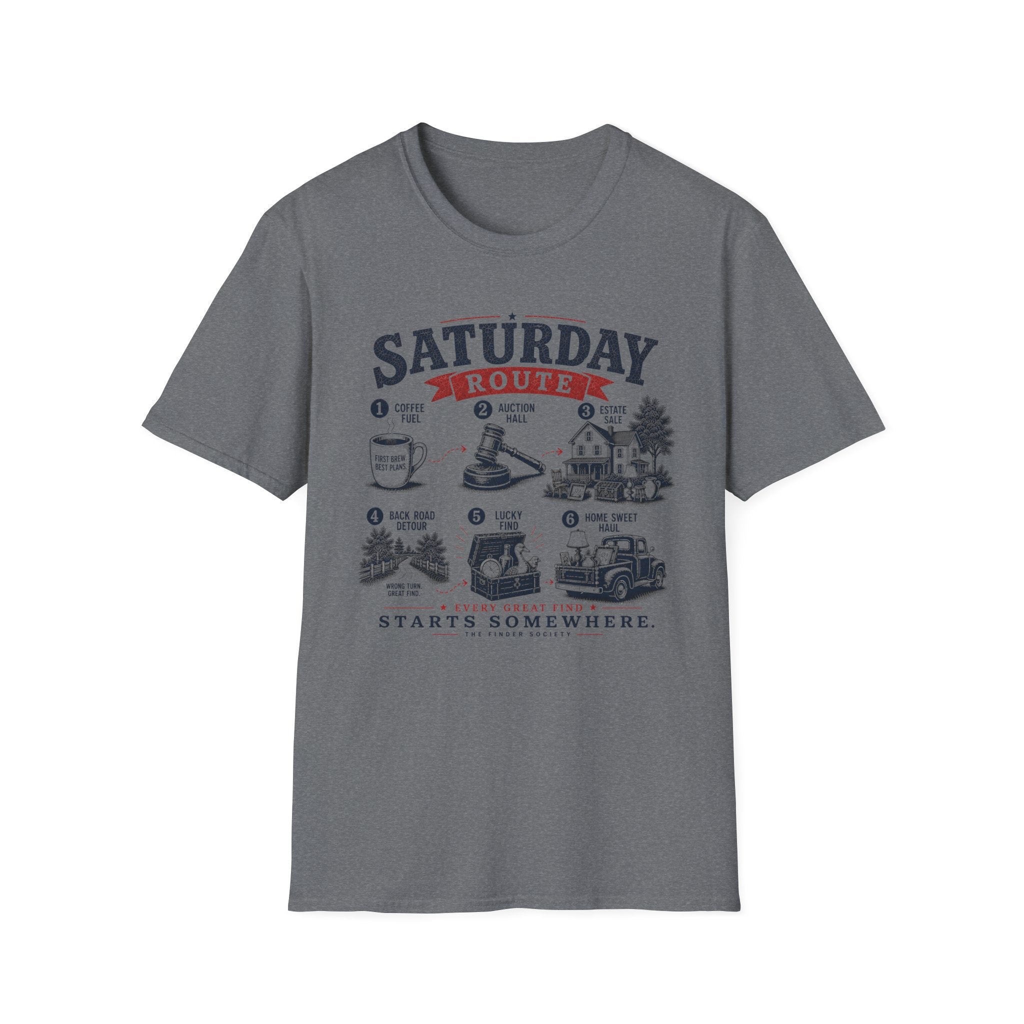 Saturday Route-T-Shirt