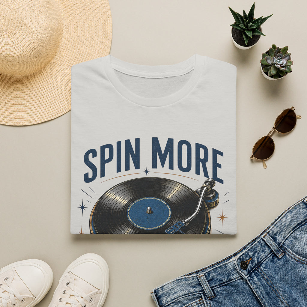 Spin More Scroll Less-T-Shirt