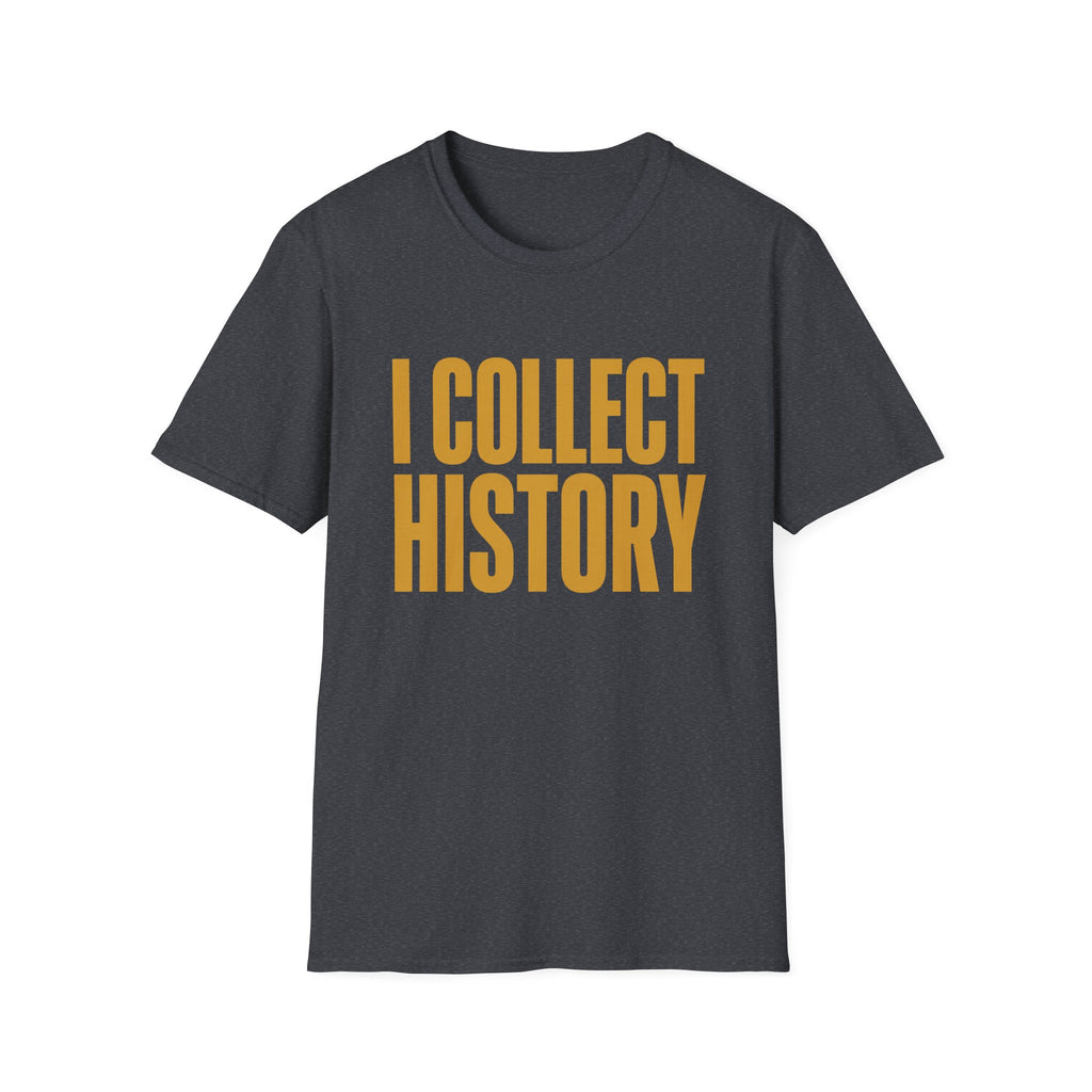 I Collect History-Typo-T-Shirt