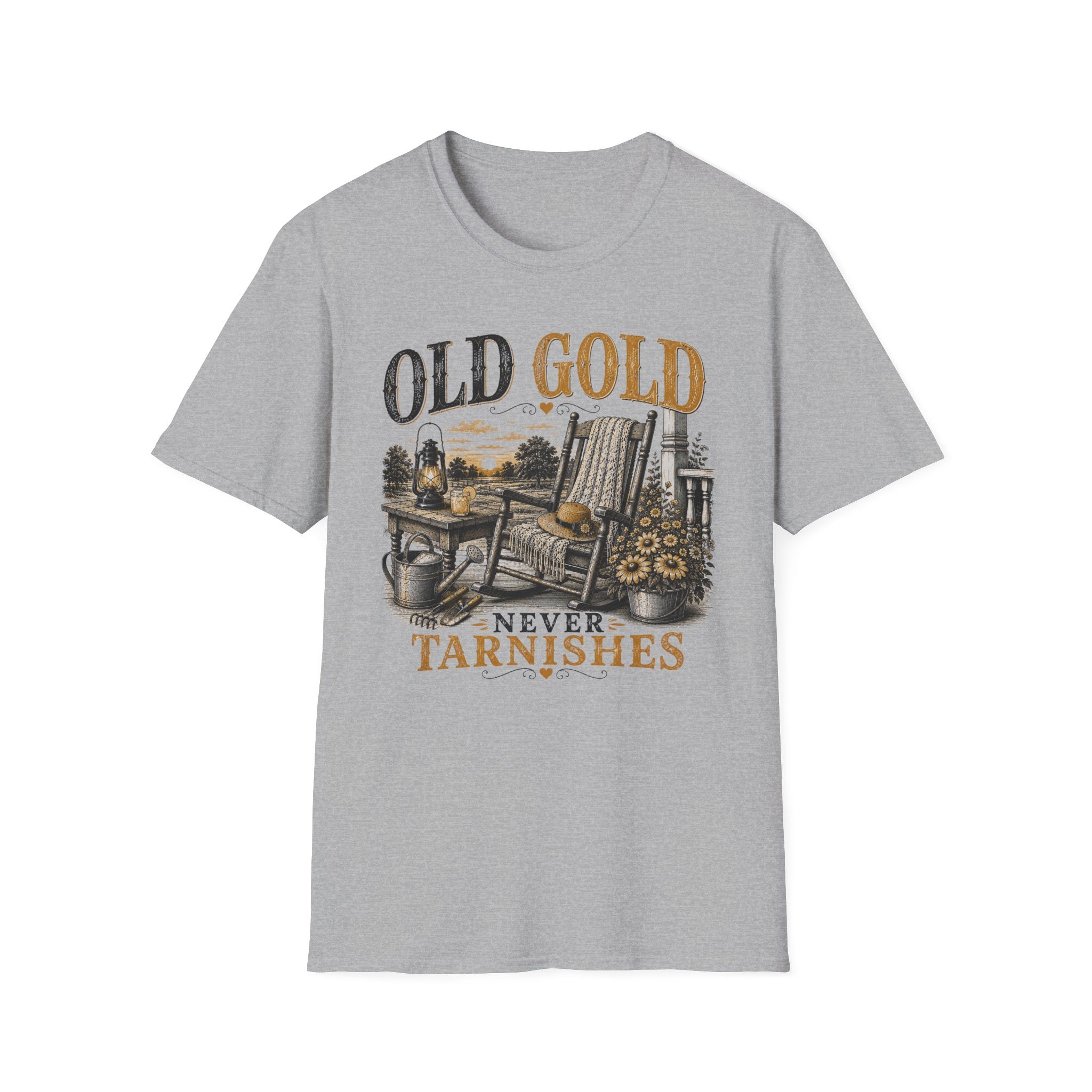 Old Gold Never Tarnishes-T-Shirt