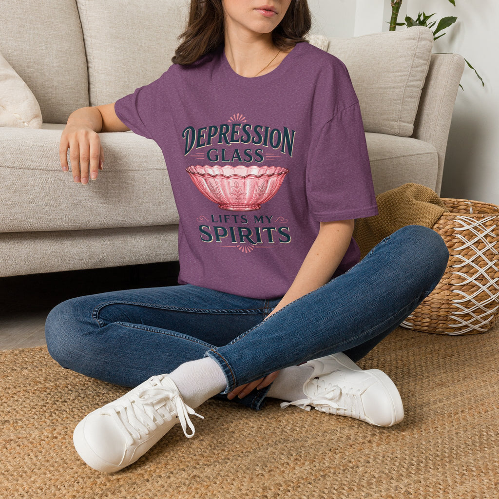 Depression Glass Lifts My Spirits-T-Shirt