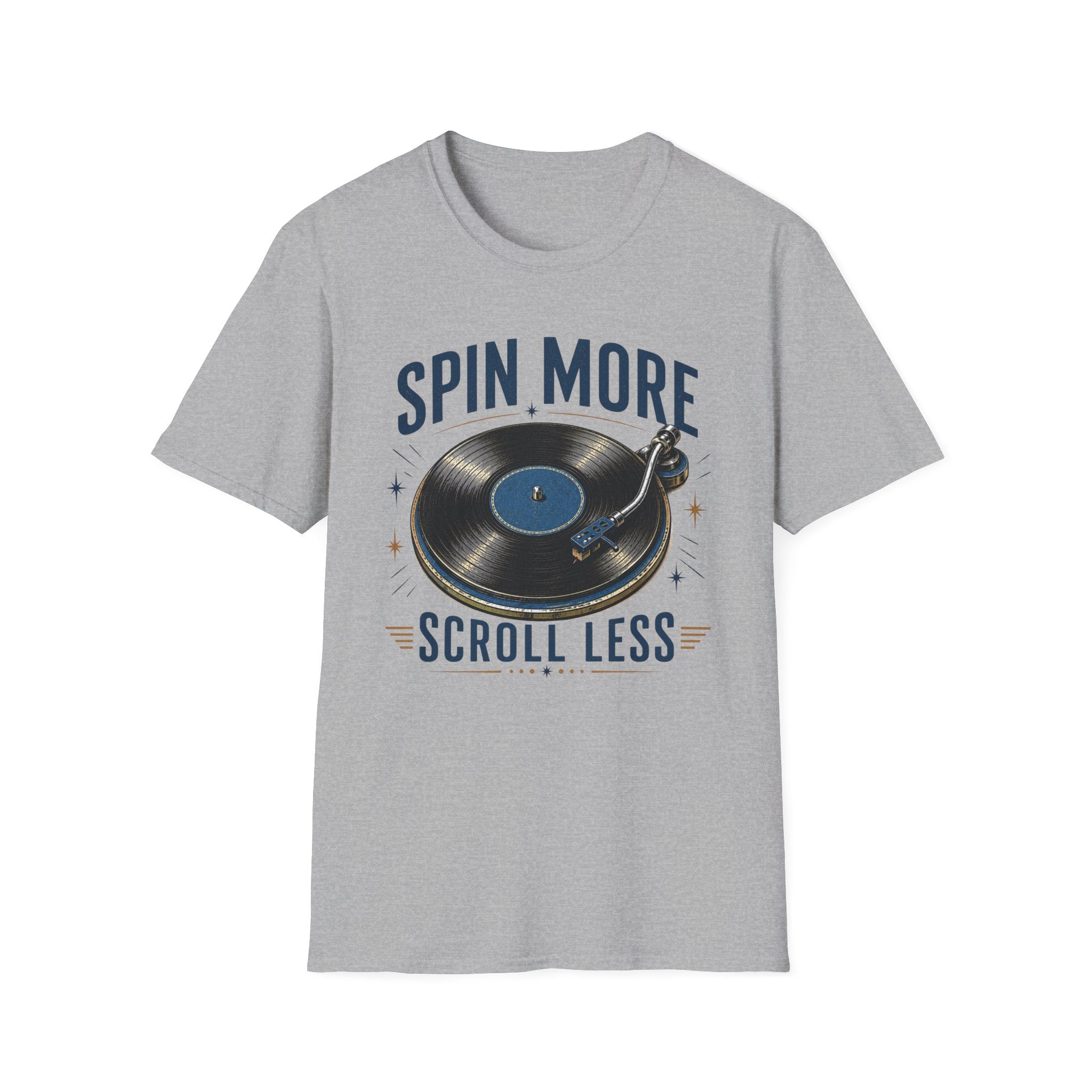 Spin More Scroll Less-T-Shirt