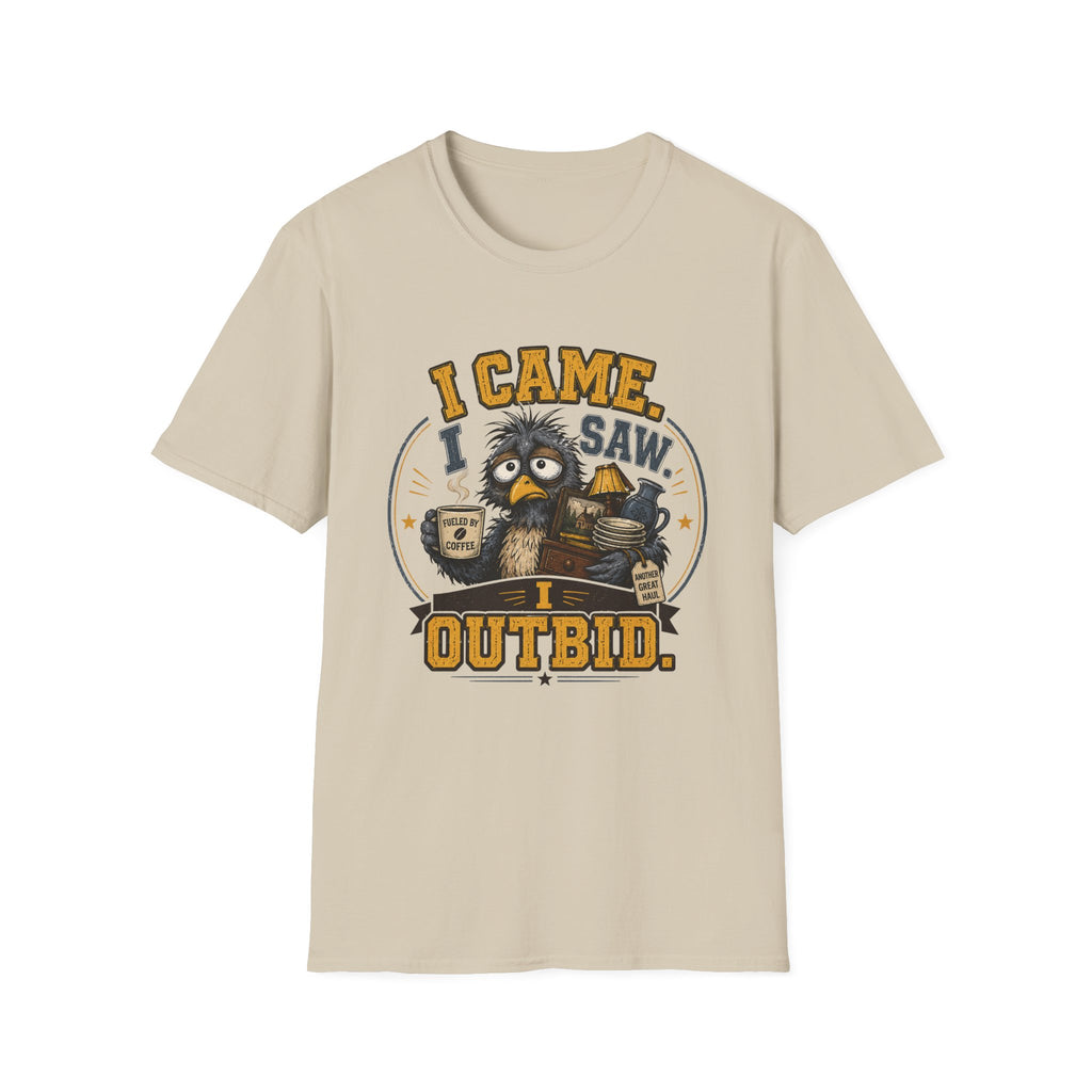 I Came I Saw I Outbid-T-Shirt