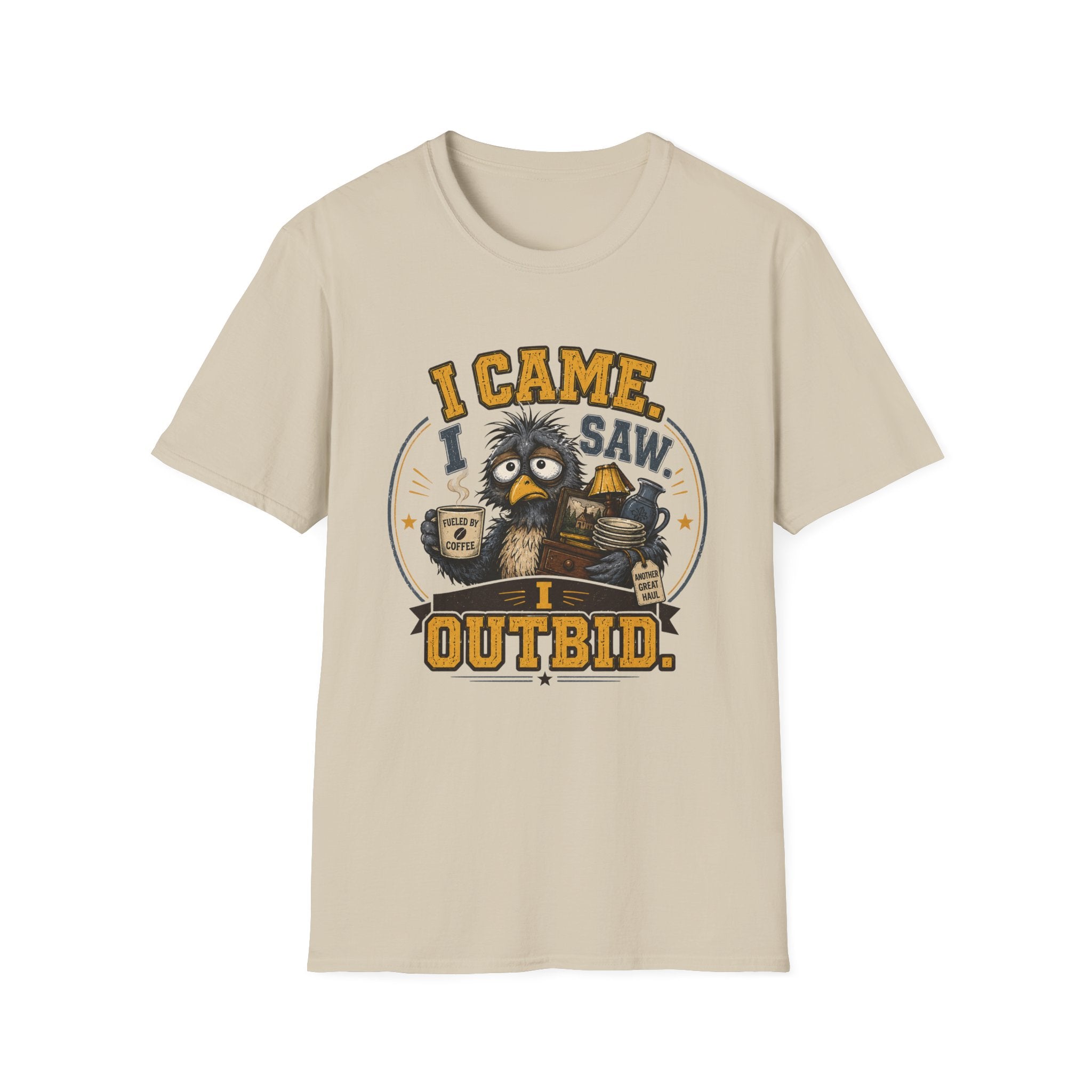 I Came I Saw I Outbid-T-Shirt
