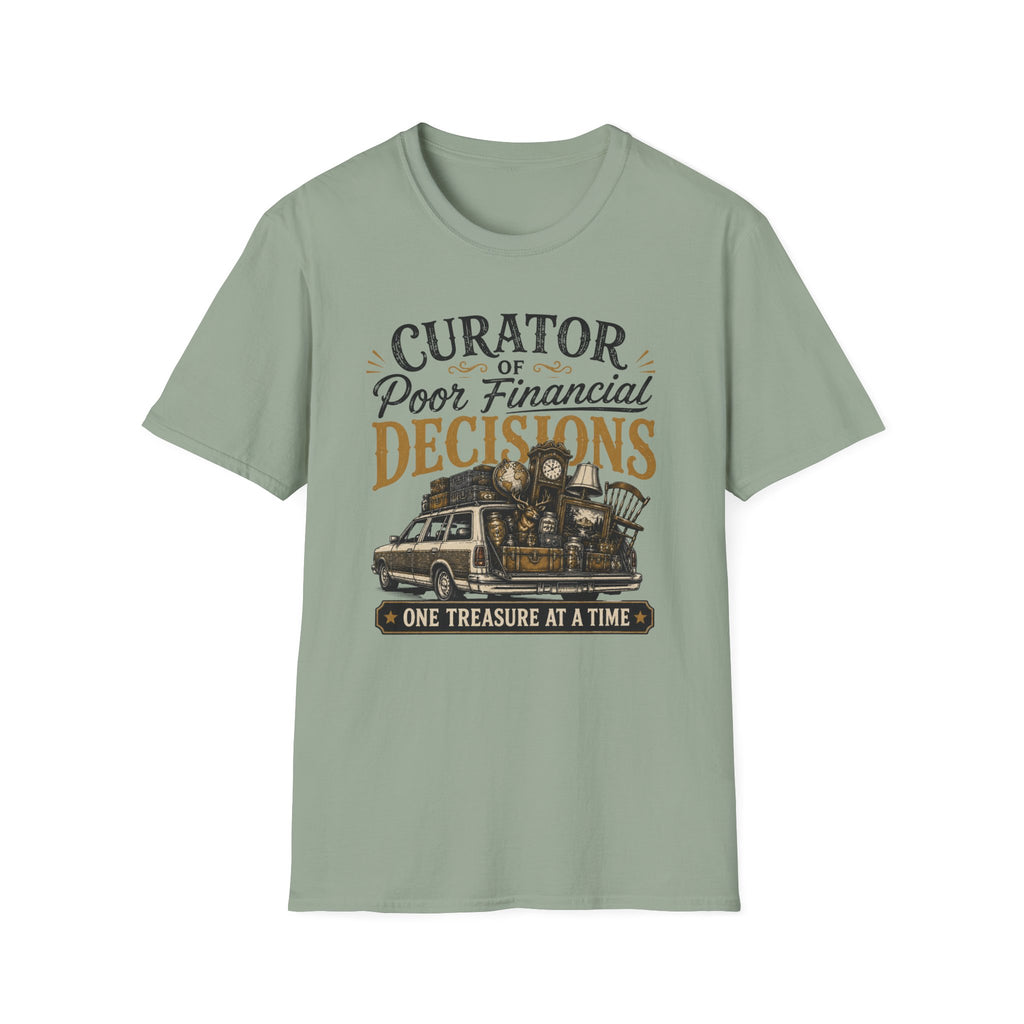 Curator of Poor Financial Decisions-T-Shirt