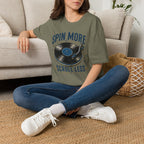 Spin More Scroll Less-T-Shirt