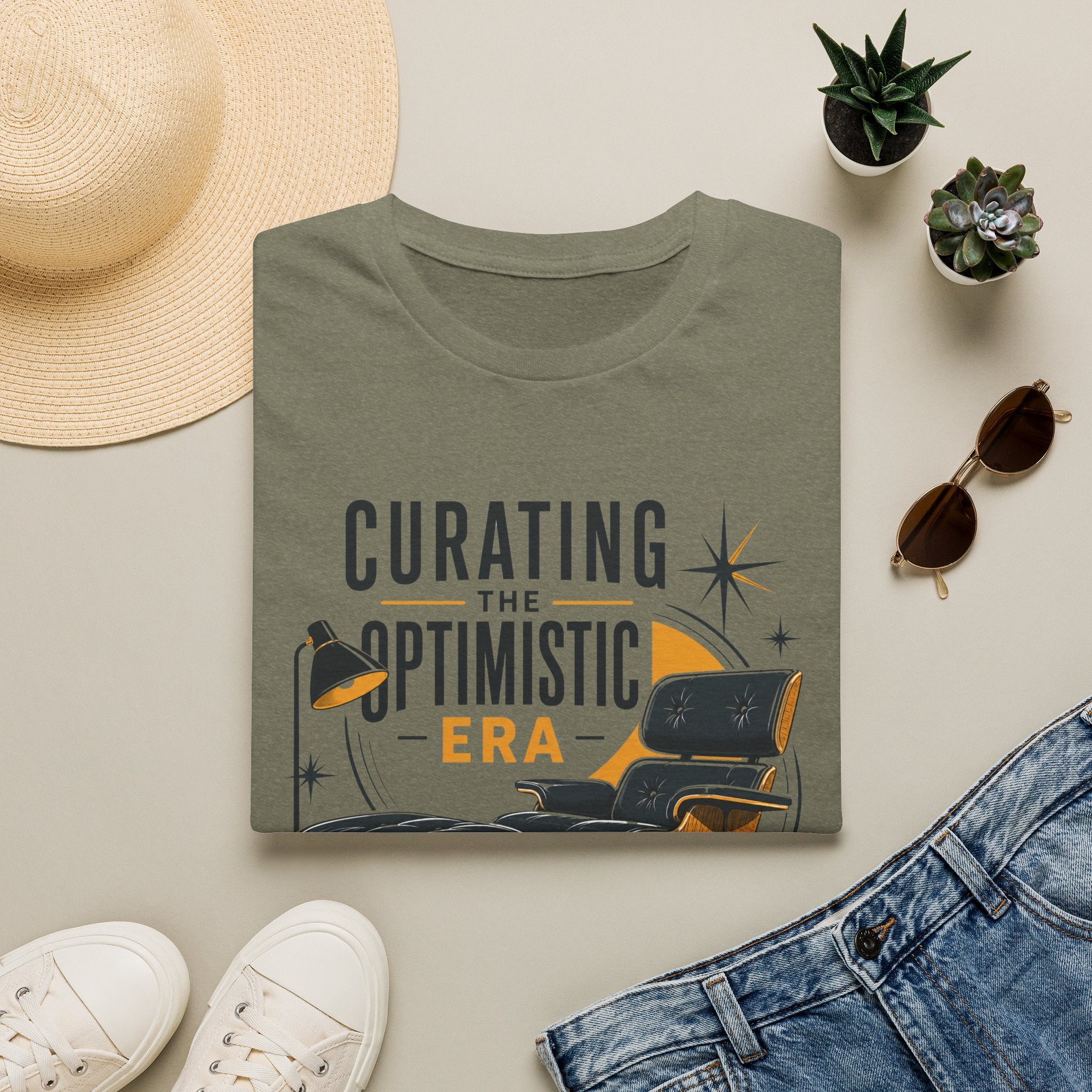 Curating The Optimistic Era-T-Shirt