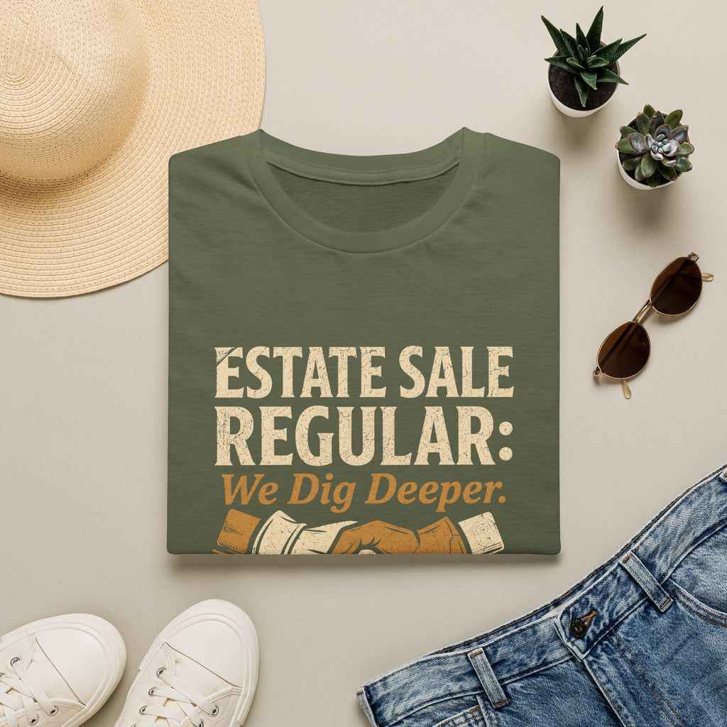 Estate Sale Regular: We Dig Deeper-T-Shirt