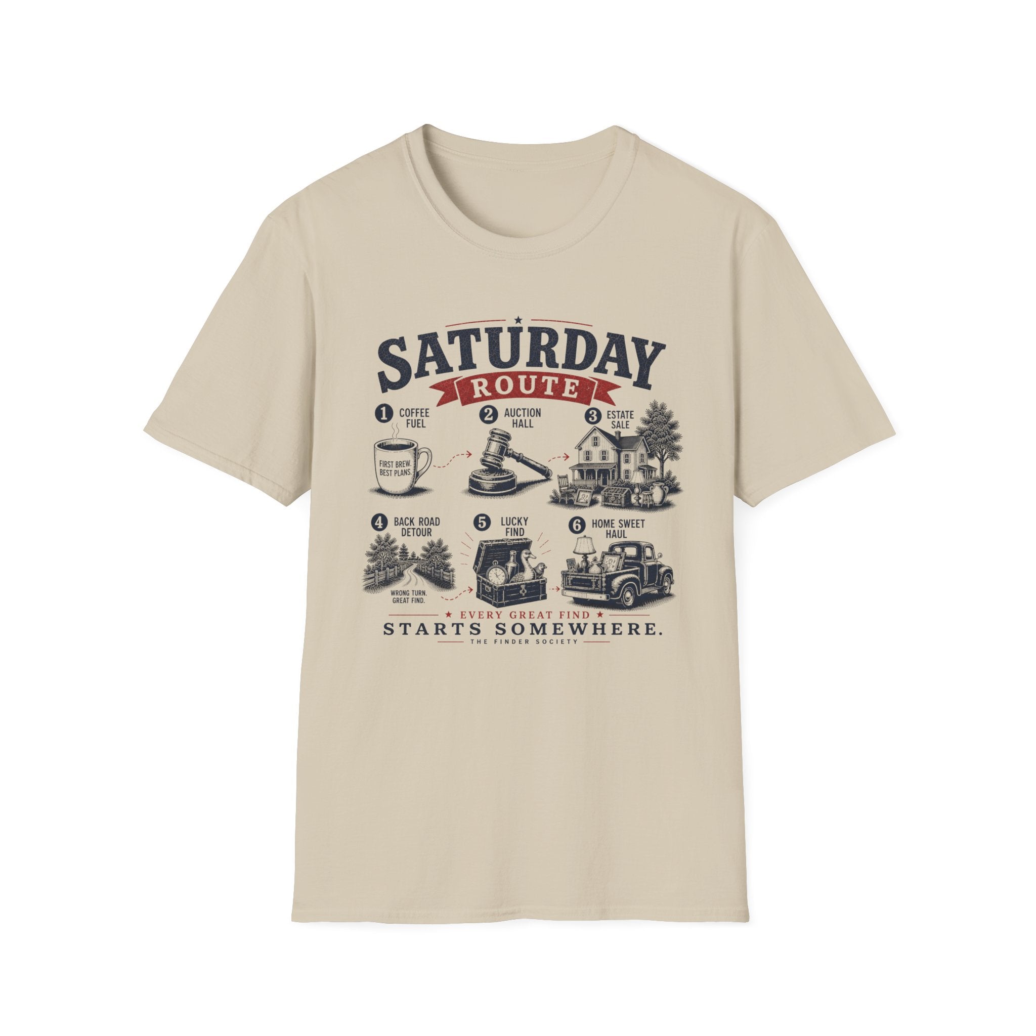 Saturday Route-T-Shirt