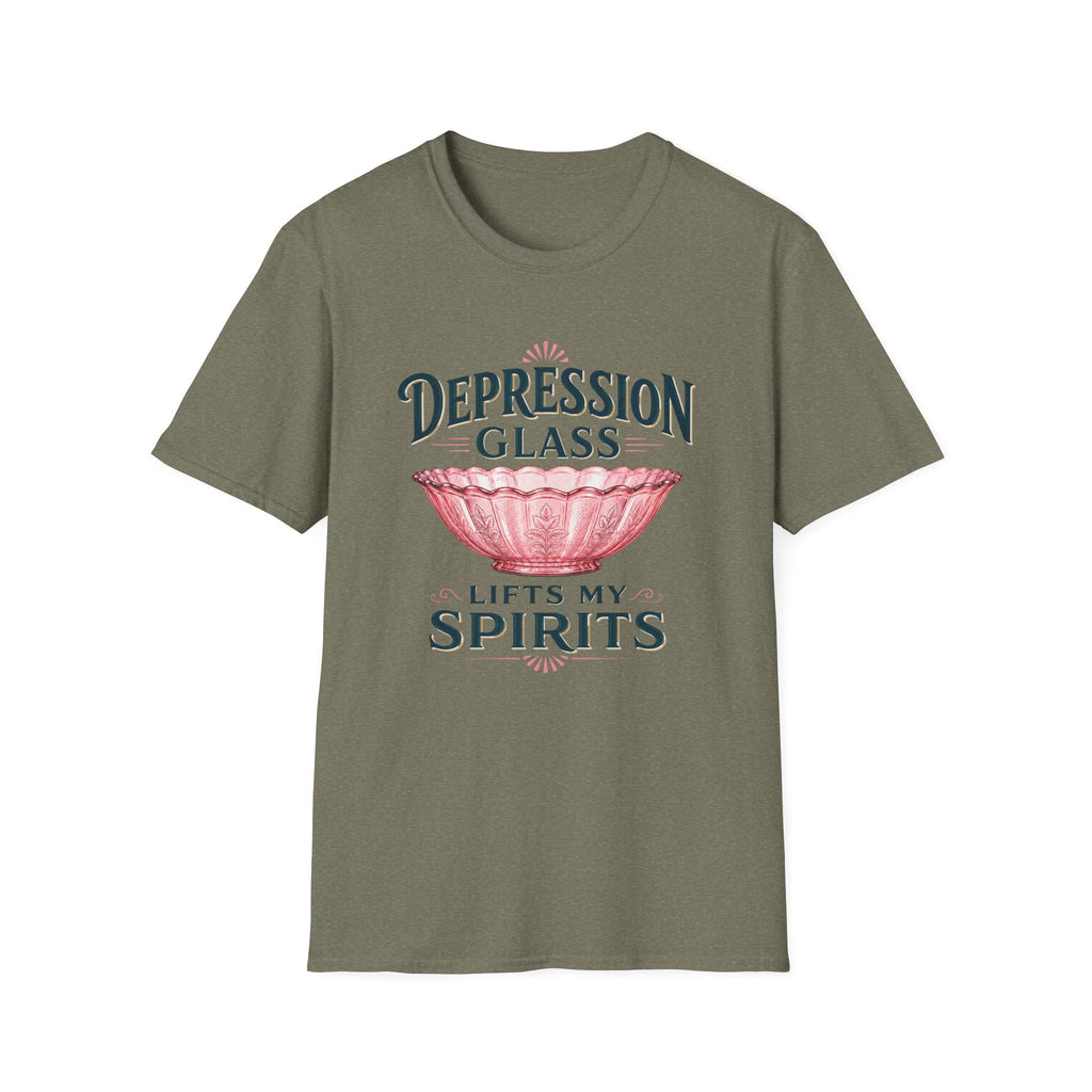 Depression Glass Lifts My Spirits-T-Shirt