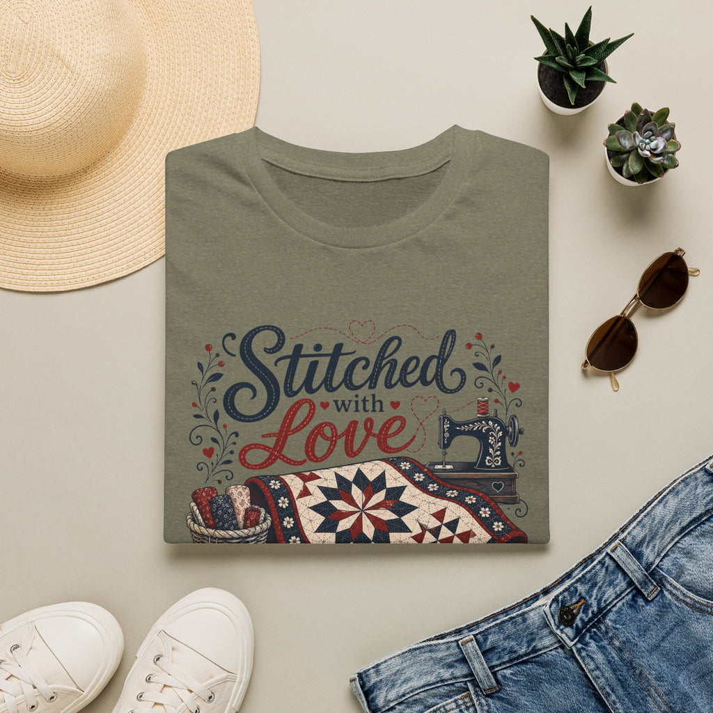 Stitched With Love Kept For Generations-T-Shirt