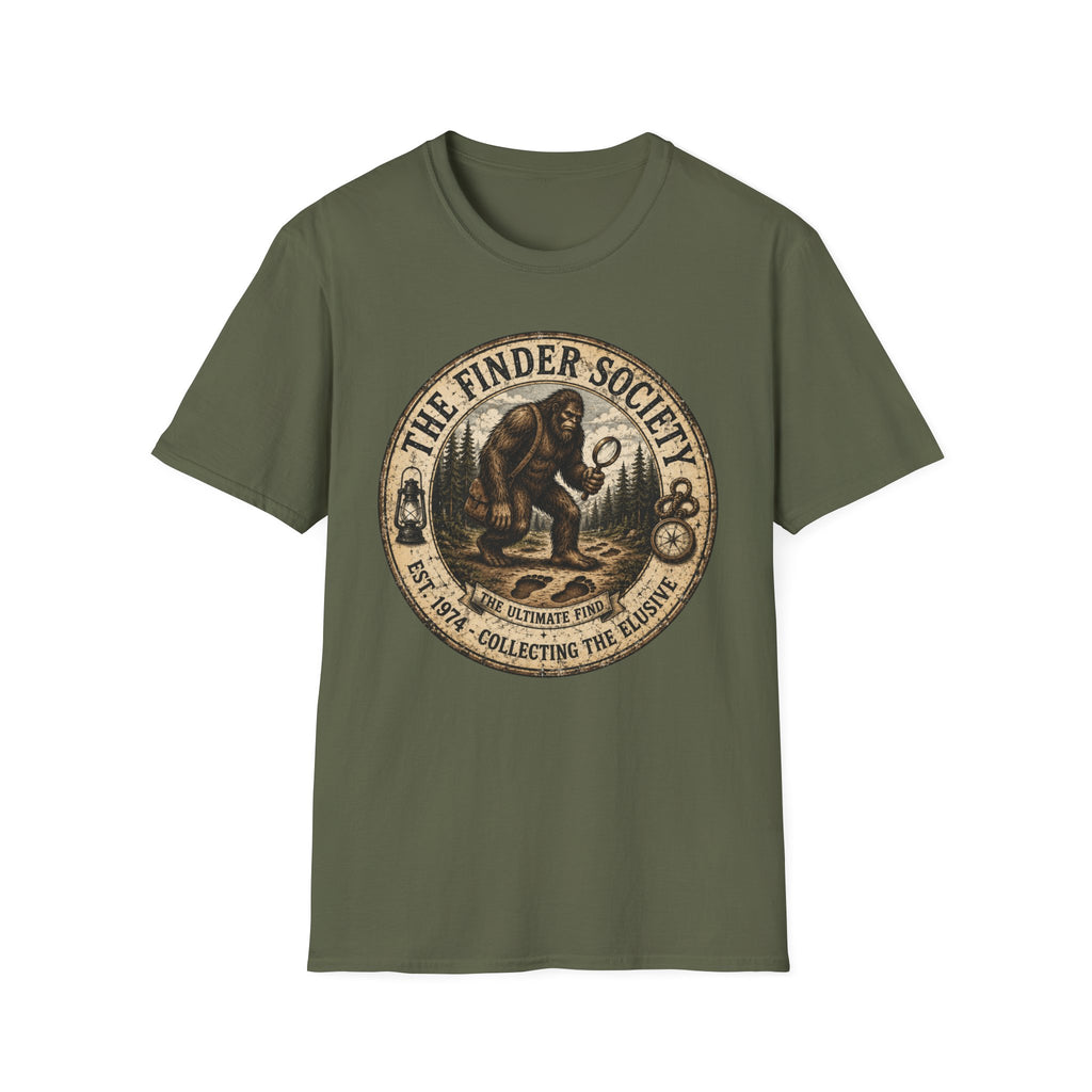 The Finder Society:Bigfoot Badge-T-Shirt