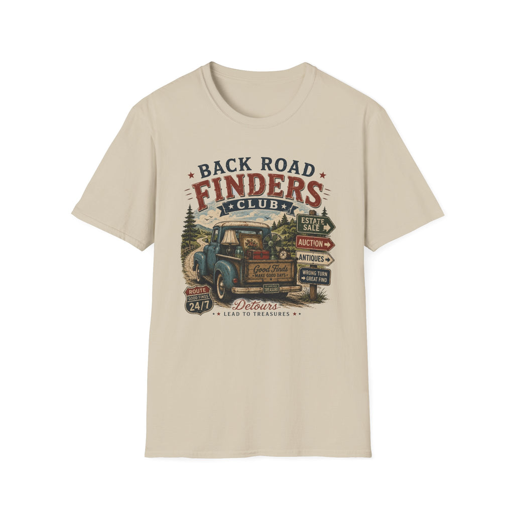 Back Road Finders Club-T-Shirt