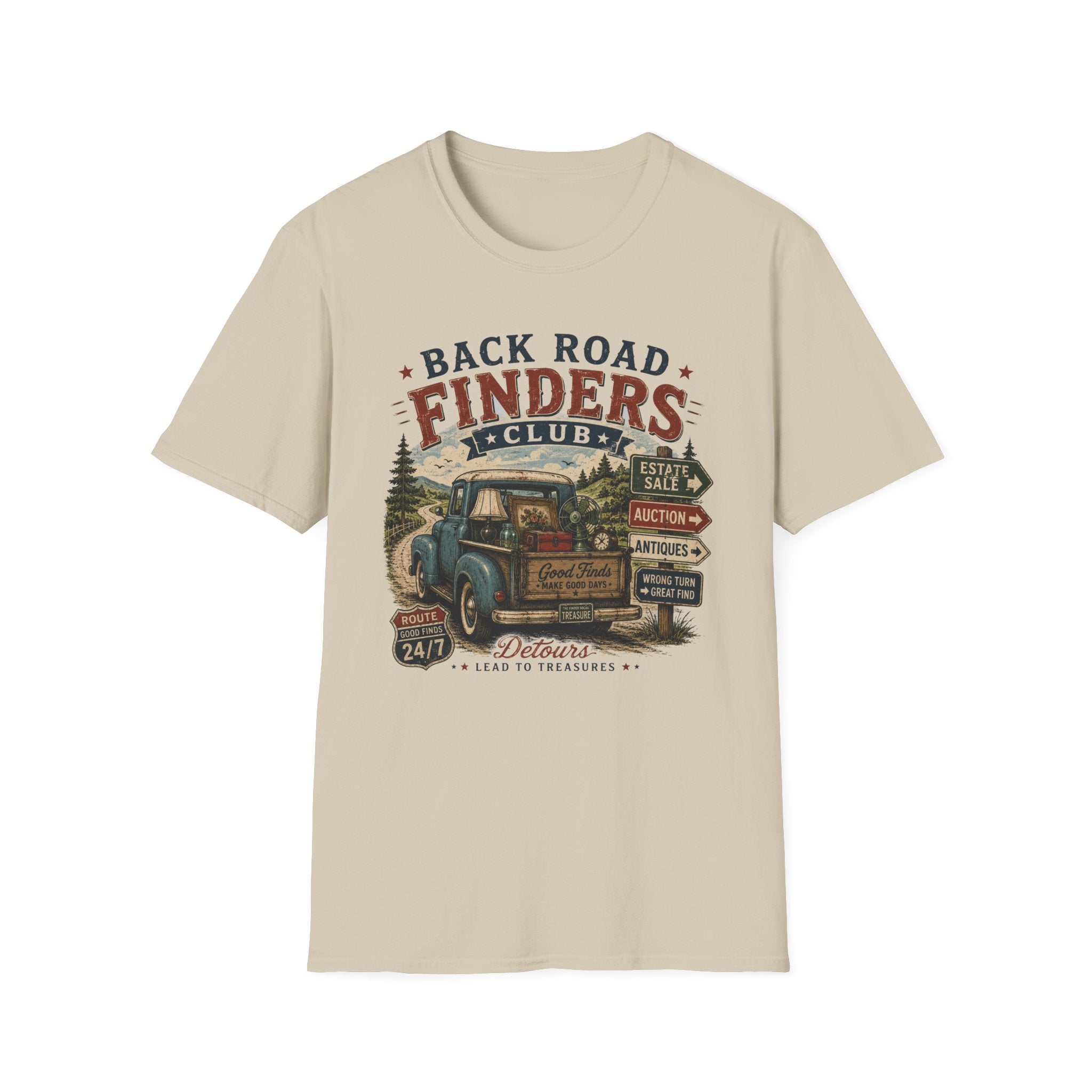Back Road Finders Club-T-Shirt
